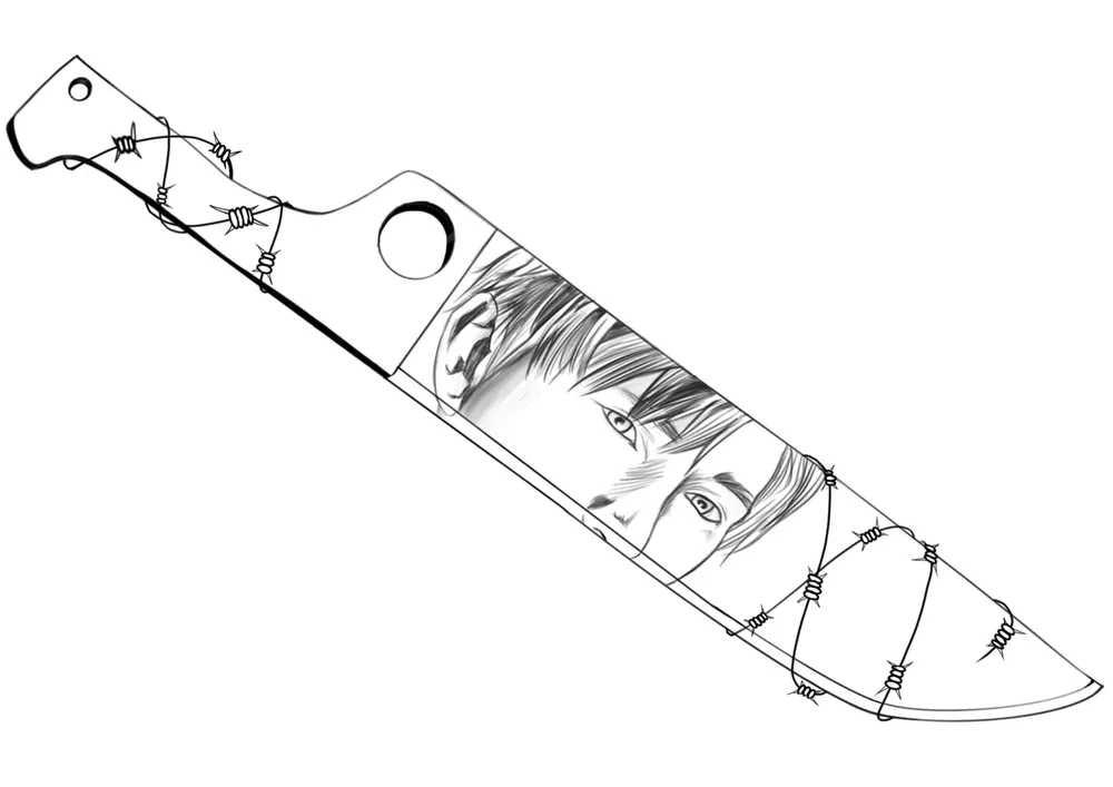 Anime blade knife
